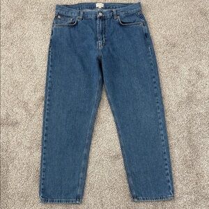 French Connection Women's Straight Leg Blue Jeans